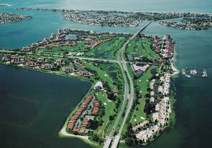 Isla Del Sol, Florida aerial